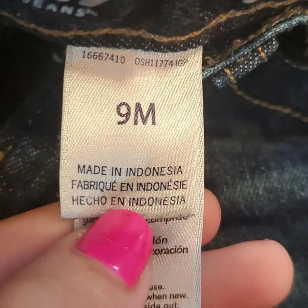 Bgosh 9 months workweek straight cut jeans